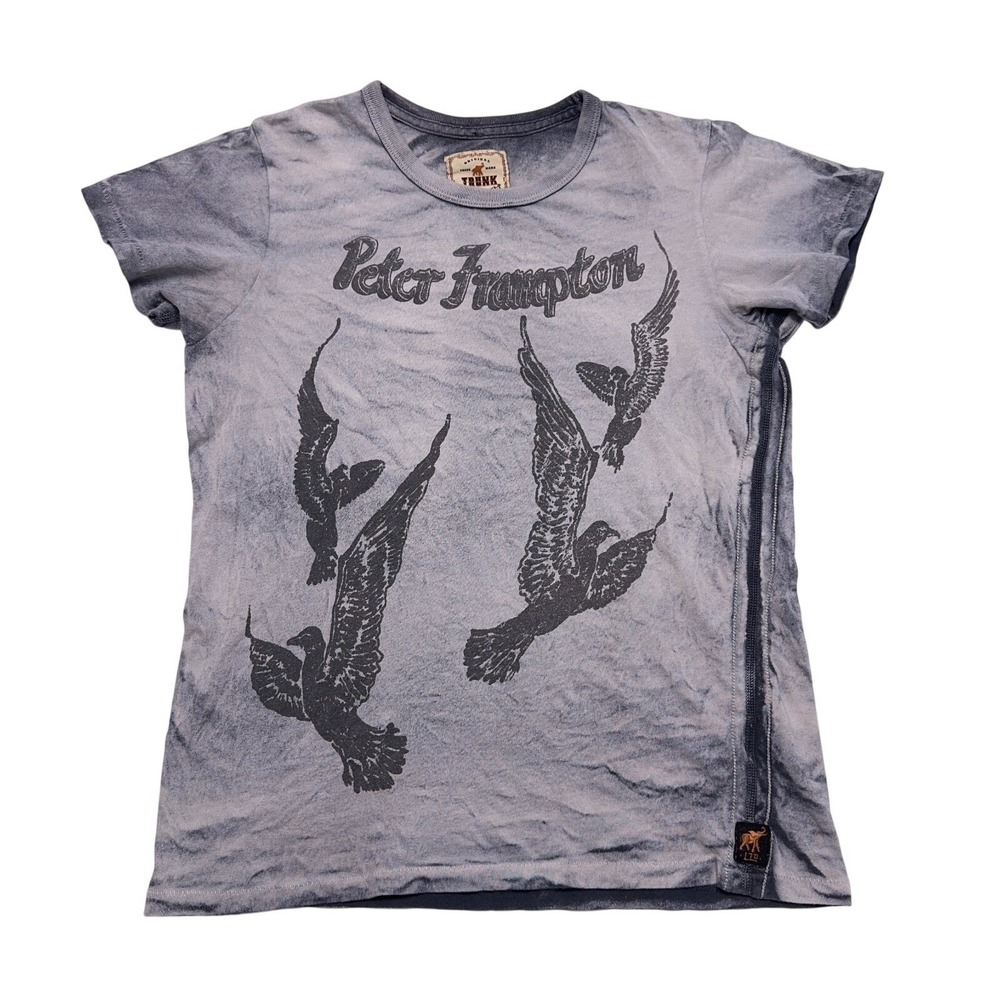 Trunk Ltd Peter Frampton T-Shirt Womens Small Distressed Washed Y2K‎ Tee